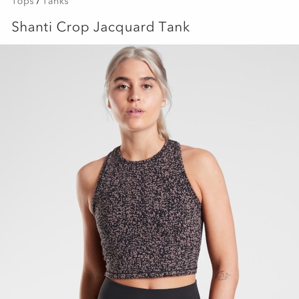 Athleta cropped tank.